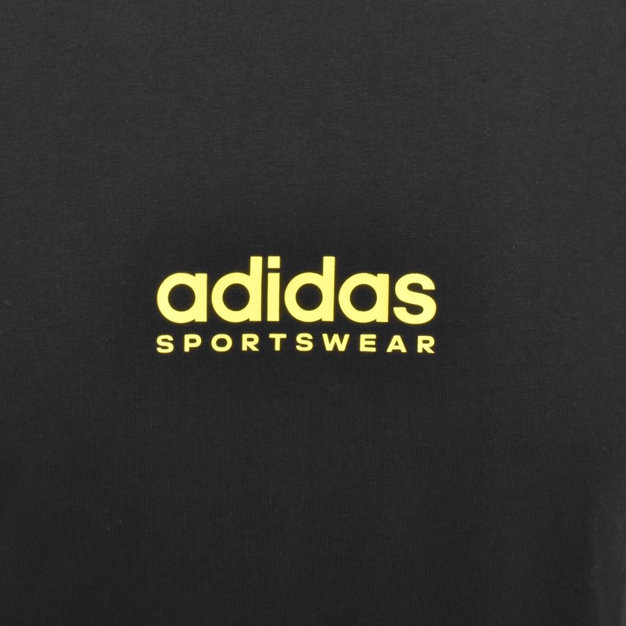 Adidas black and gold t shirt shop